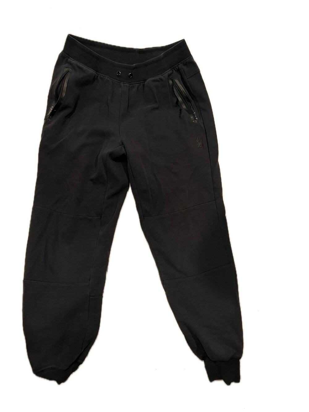 Spyder Black Cuffed Zip Pocket Sweatpants Mens Large